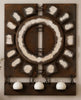 Desert Fire Metal Art Wall Hanging with Candles