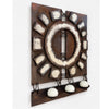 Desert Fire Metal Art Wall Hanging with Candles