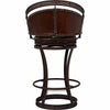 Boseman Leather & Iron Counter Stool