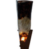 Triangle Glass Table Lamp - Stone