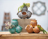 Adobe Clay Sticky Pots - Turquoise