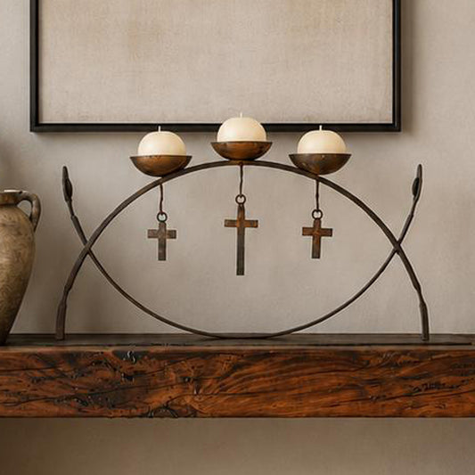 Las Cruces Candle Holder