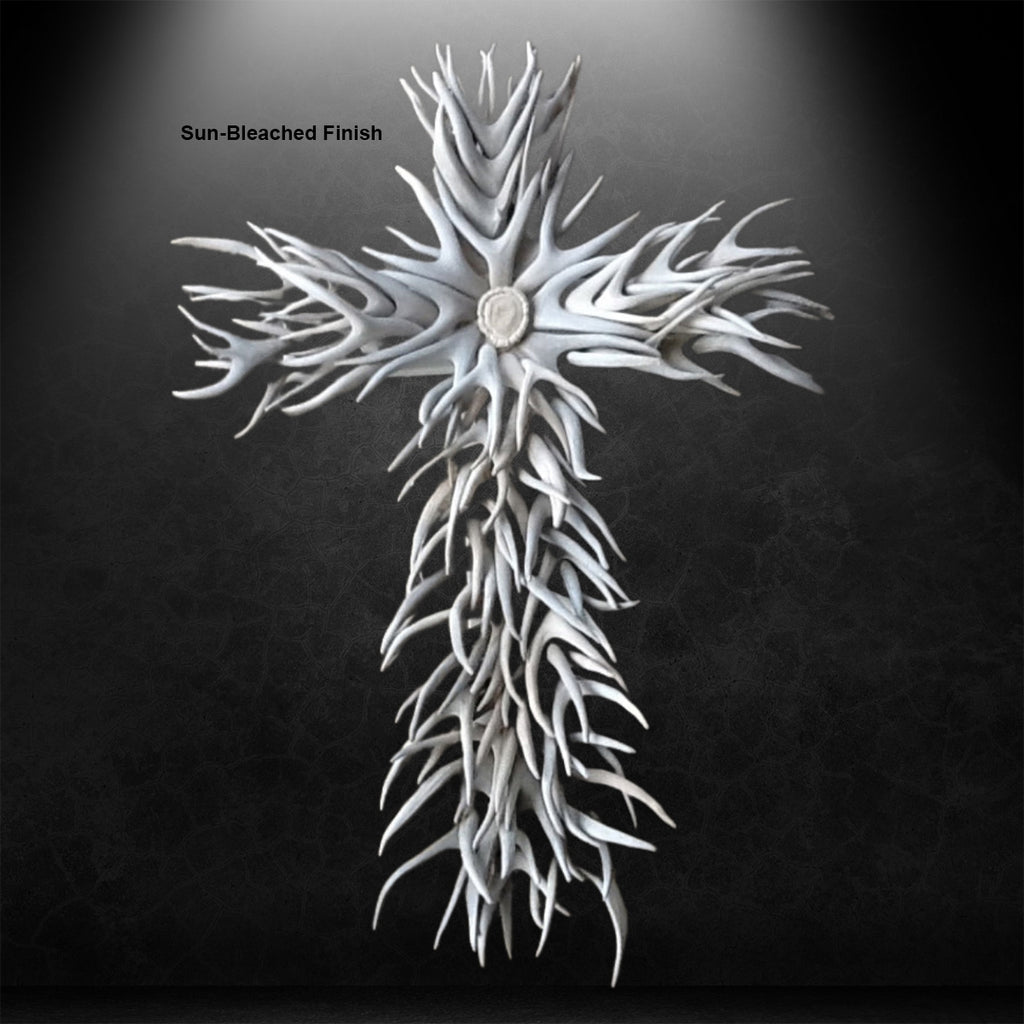 Lodge Living Antler Cross