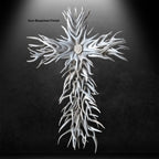 Lodge Living Antler Cross