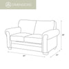 Forest Tapestry Loveseat