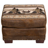Mountain Lake Ottoman