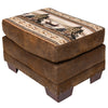Mountain Lake Ottoman