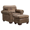 Mustang Band Armchair & Ottoman