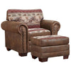 Forest Deer Armchair & Ottoman