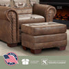 Mountain Lake Armchair & Ottoman