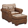Mountain Lake Armchair & Ottoman