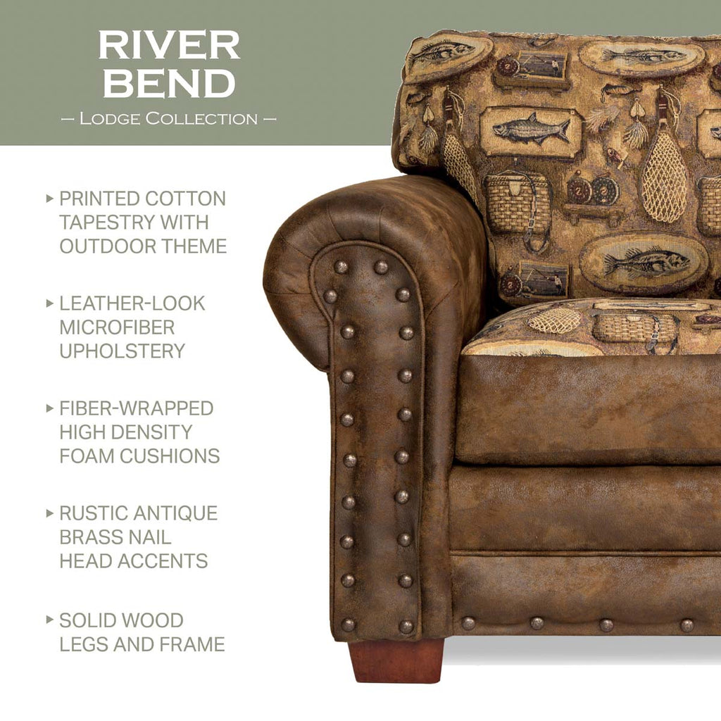 River Bend Armchair & Ottoman