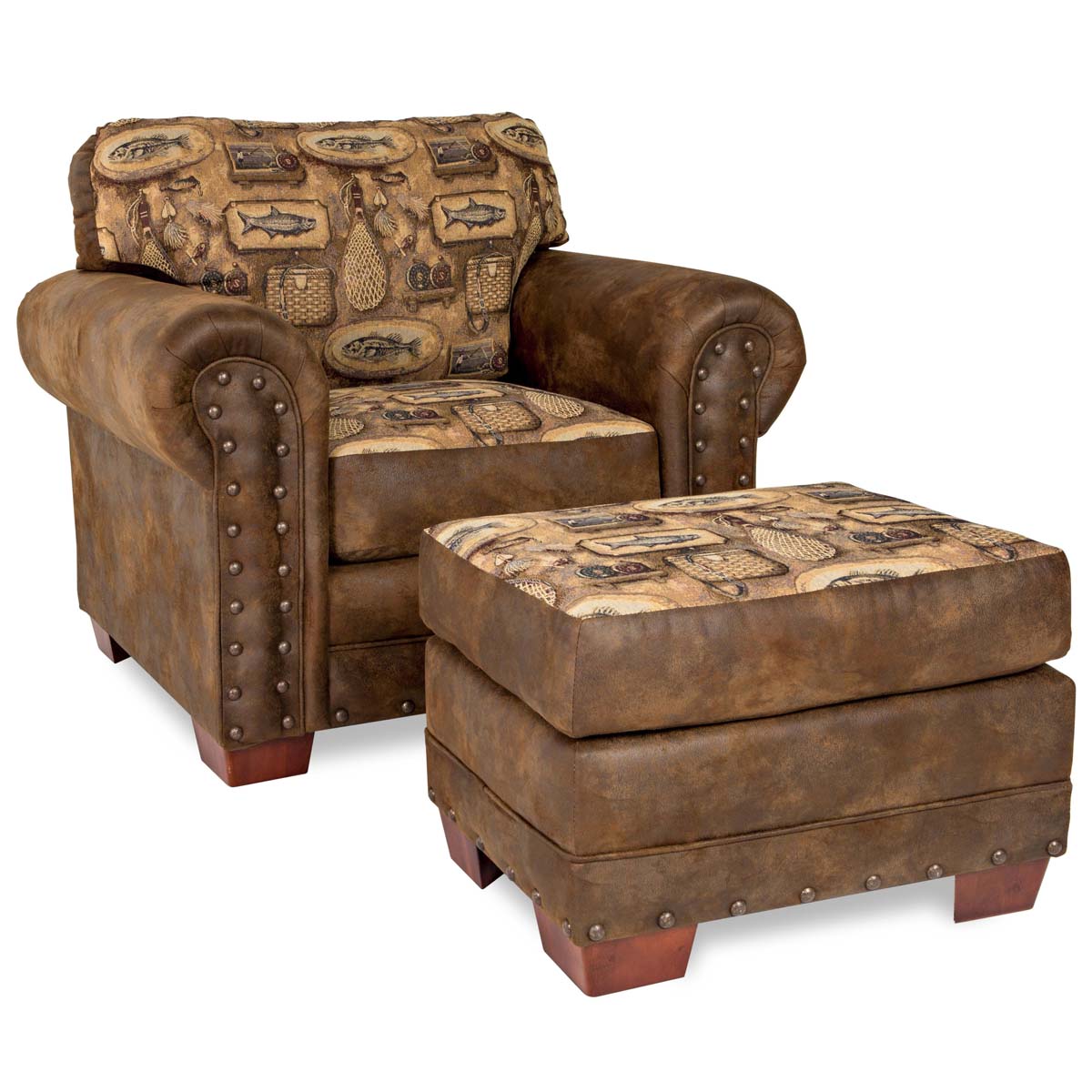 River Bend Armchair & Ottoman