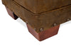 Deer Teal Lodge Ottoman