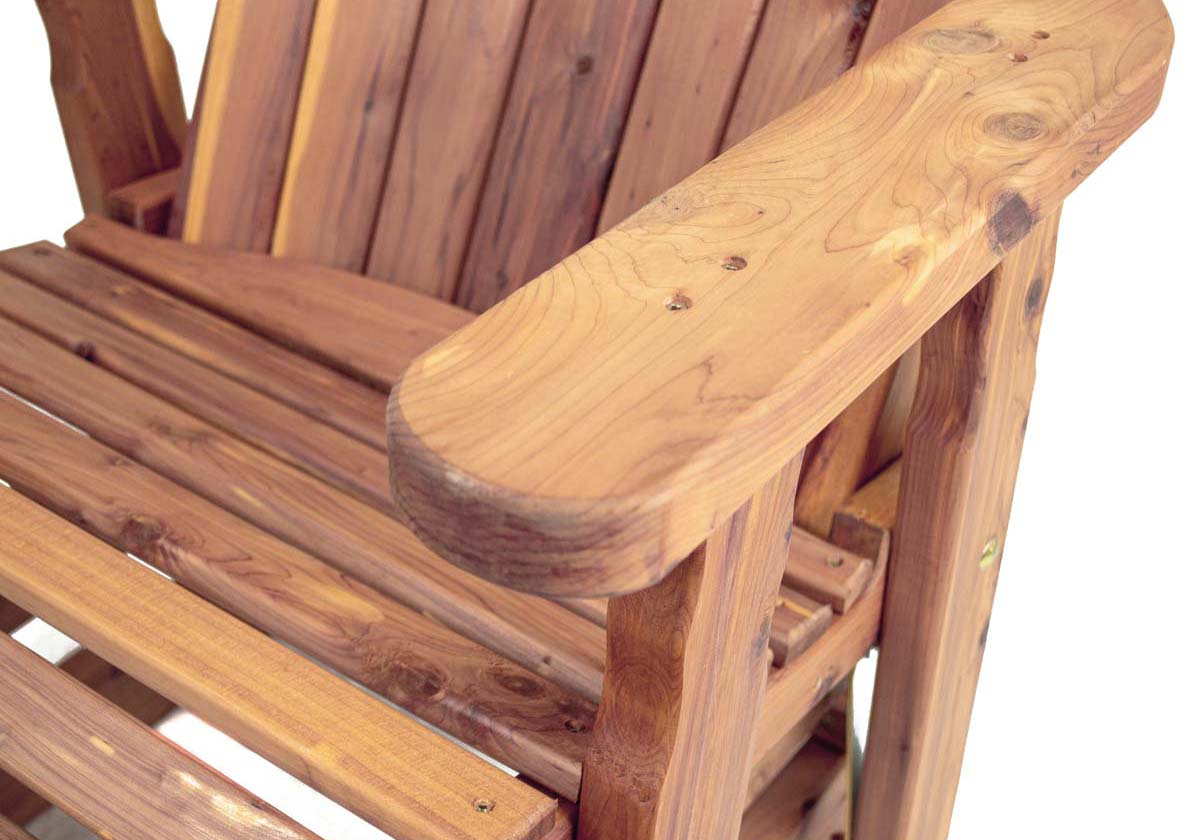 Timber Creek Adirondack Swivel Glider