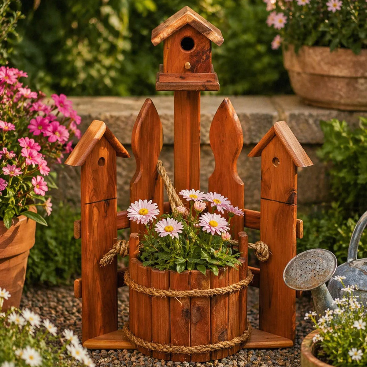 Timber Creek Cedar Corner Planter - Small