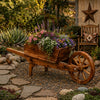 Timber Creek Cedar Wheelbarrow Planter