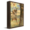 Deer Reflections Personalized Framed Canvas - Small