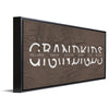 Lodge Grandkids Personalized Framed Canvas