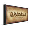 Personalized Welcome Rope Framed Canvas