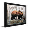 Cabin Home Personalized Framed Print