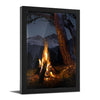 At the Campfire Personalized Framed Print