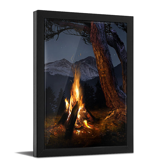 At the Campfire Personalized Wall Art