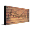 Pine Forest Personalized Stretched Canvas