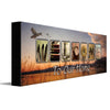 Lake Welcome Personalized Stretched Canvas
