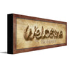 Personalized Welcome Rope Stretched Canvas