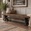 Lakeshore Walnut Bench - 6 Foot