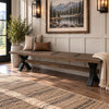 Lakeshore Walnut Bench - 7 Foot