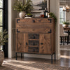 Lakeshore Walnut Wine Cabinet