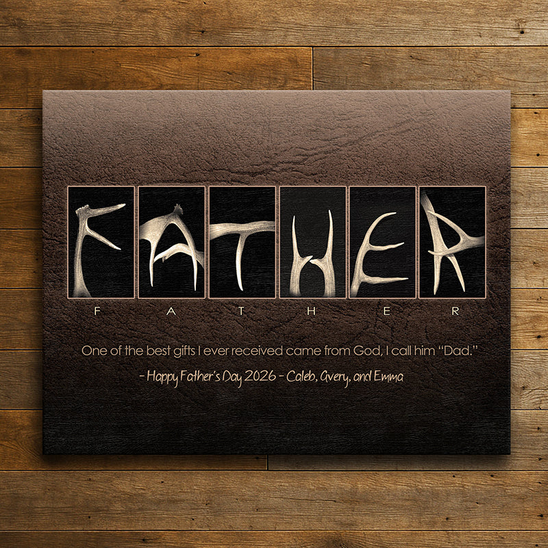 Father Personalized Wall Art