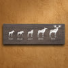 Personalized Moose Family Stretched Canvas - Small