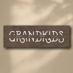 Lodge Grandkids Personalized Stretched Canvas - Large