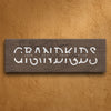 Lodge Grandkids Personalized Stretched Canvas - Small