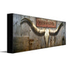 Longhorn & Barnwood Personalized Wall Art