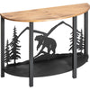 Mountain Crest Bear Sofa Table