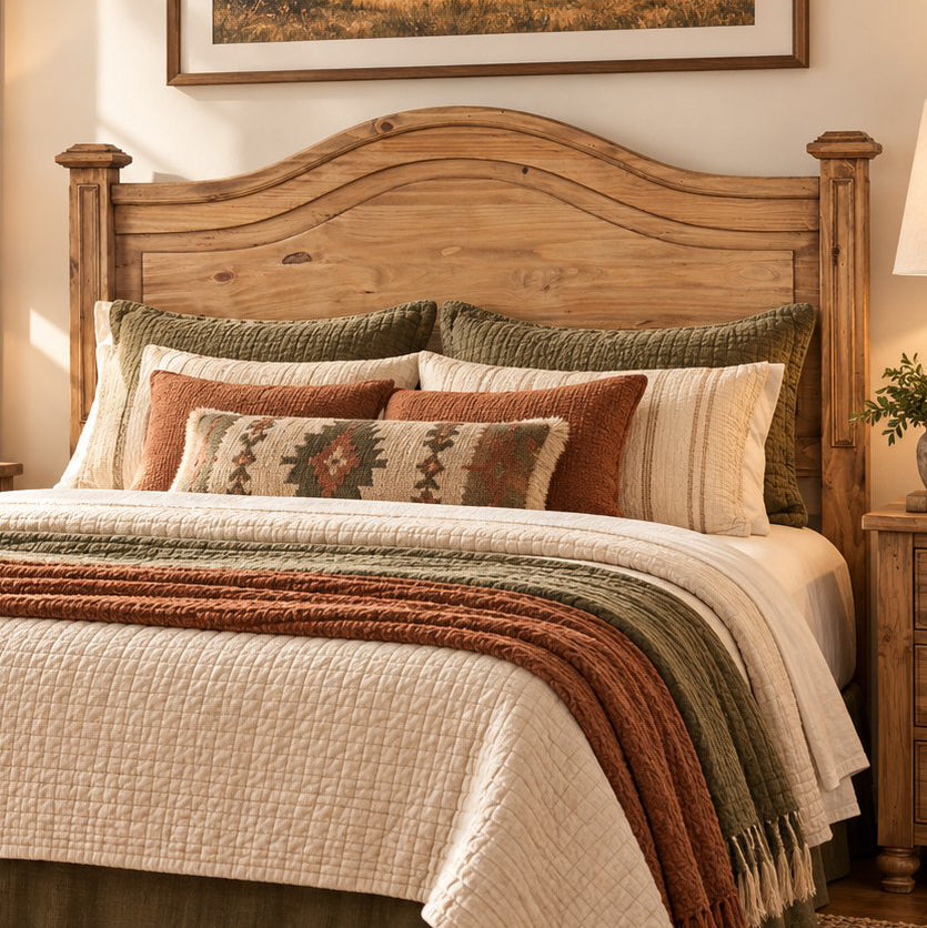 Frankie Honey Headboard - Full