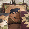 Bear Tracks Bear Accent Pillow