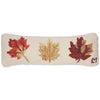 Autumn Leaves Hooked Pillow