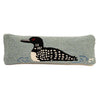 Resting Loon Hooked Pillow