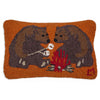 Campfire Companions Hooked Pillow