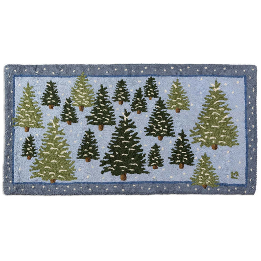 Winter Wonderland Hooked Rug