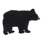 Black Bear Forest Shaped Pillow