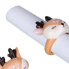 Reindeer Roundup Napkin Rings - Set of 4