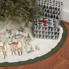 Snowy Santa Forest Tree Skirt