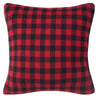 Plaid Forest Trees Pillow