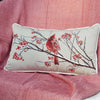 Berry Bright Cardinal Indoor/Outdoor Lumbar Pillow